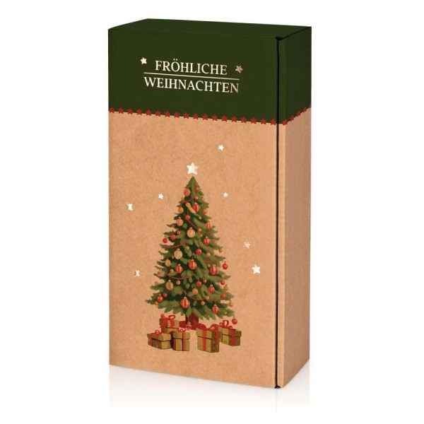 Geschenkbox Natur "Fröhliche Weihnachten"