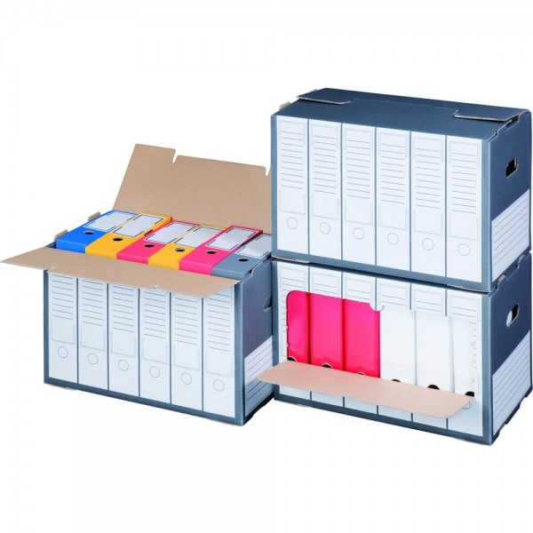 Color Archiv Box Fur Ordner Mit Deckeloffnung Anthrazit Burobedarf Lager Betrieb Boxolutions Gmbh